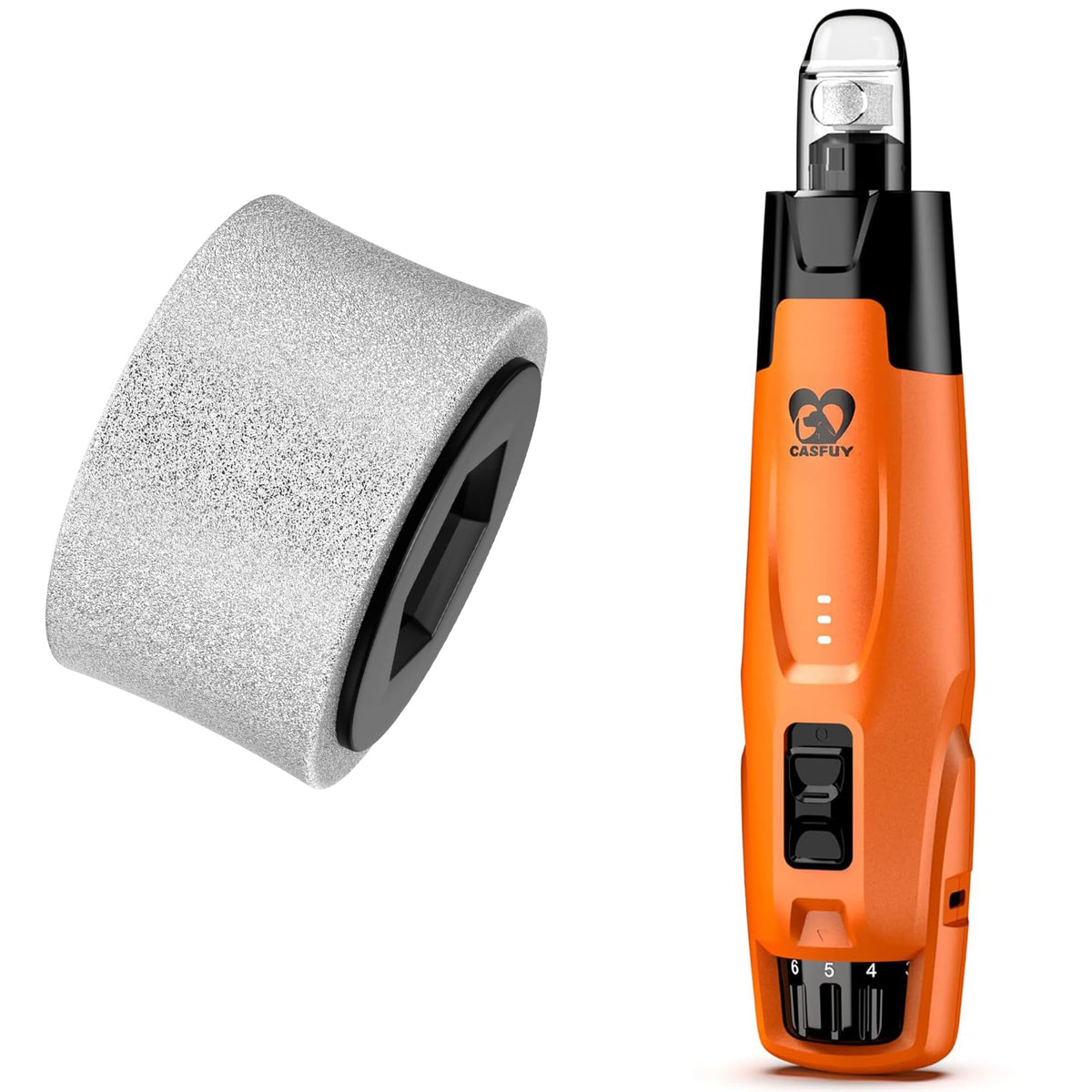 Dog Nail Grinder & Replacement Grinding Head Bundle F51630