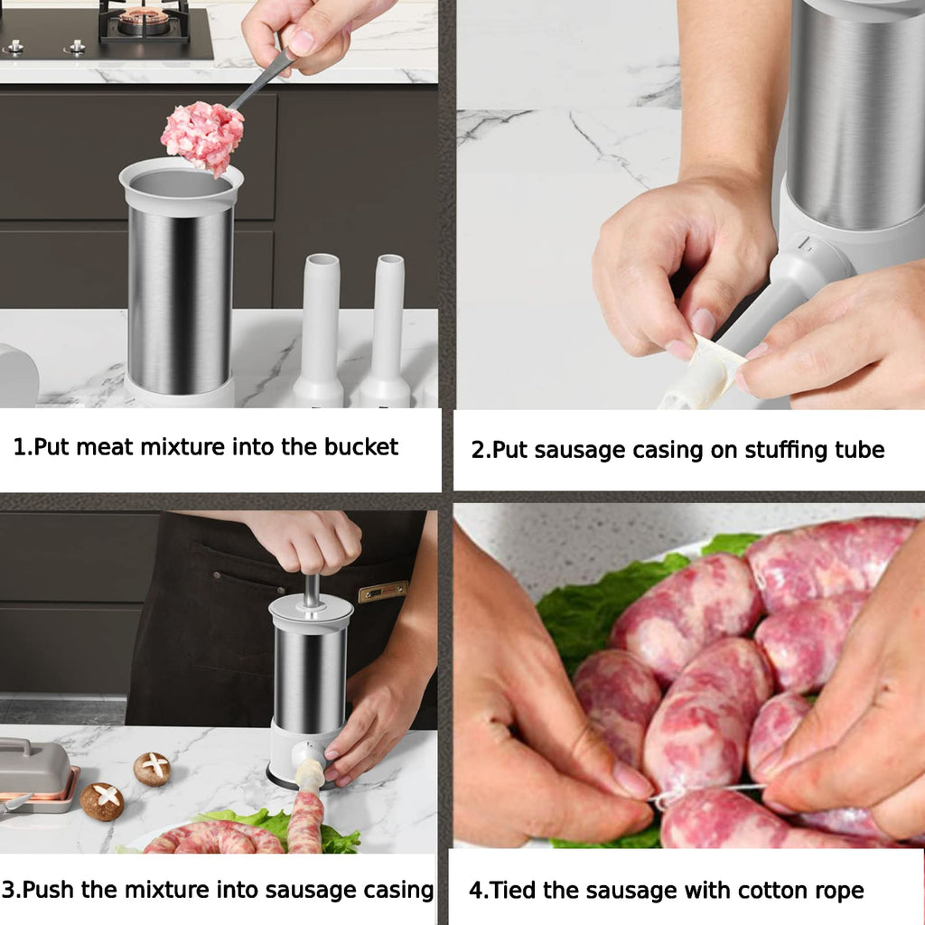 Sausage Stuffer Machine with 4 Stuffing Tubes C870