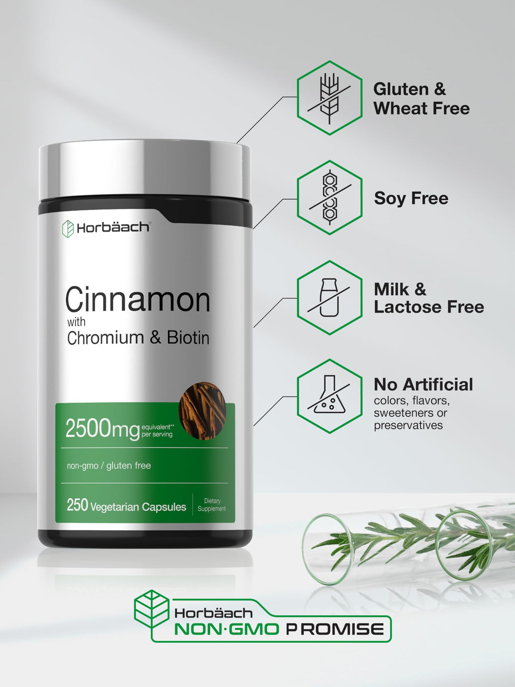Cinnamon with Chromium & Biotin 250 Capsules Z31122