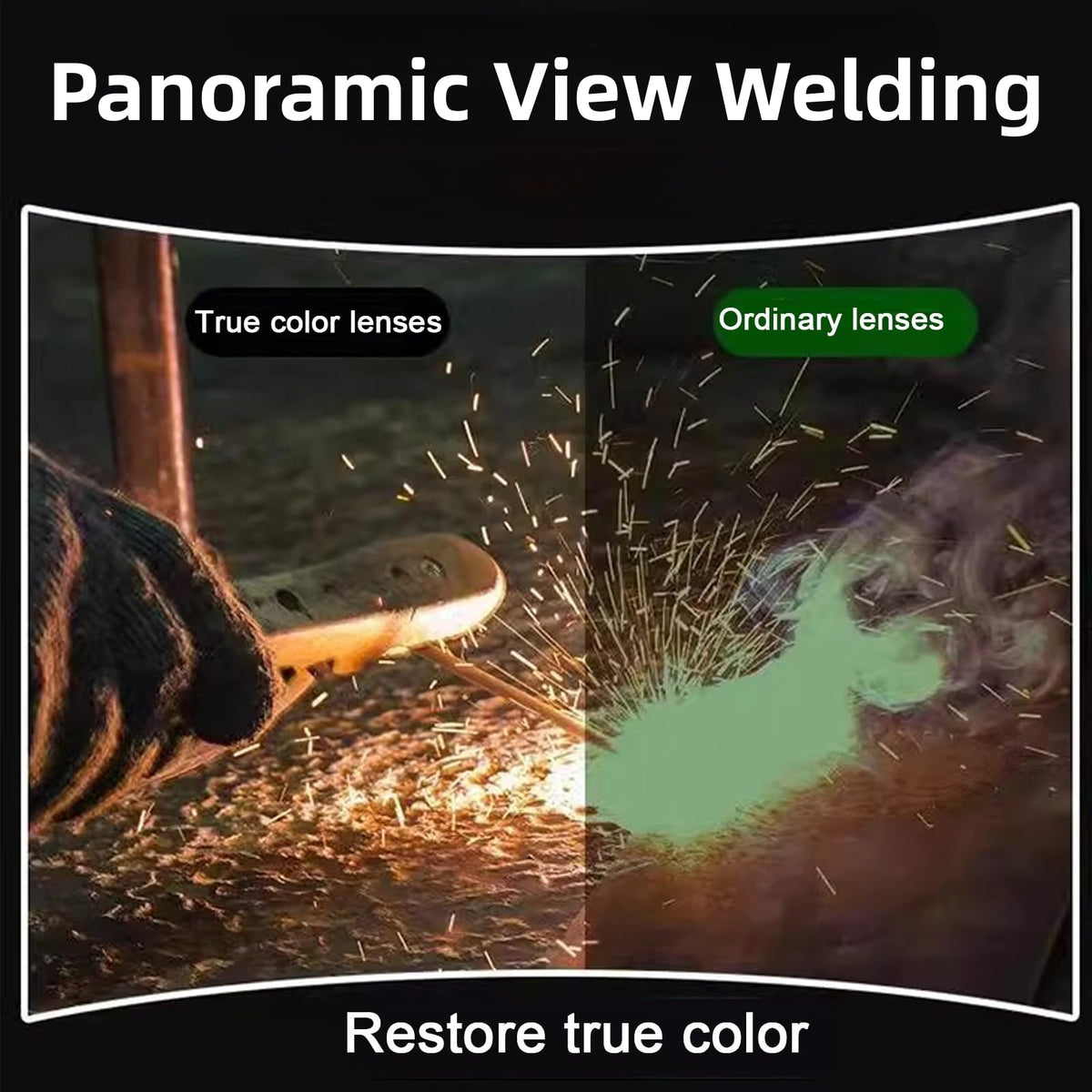 Welding Helmet Auto Darkening Anti-glare Welder Mask C495