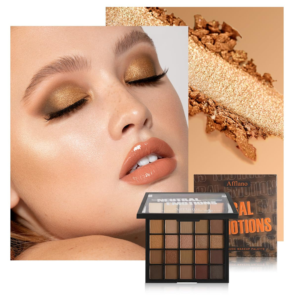 Nude Neutral Matte Shimmer 25 Shades Eyeshadow Palette O4736