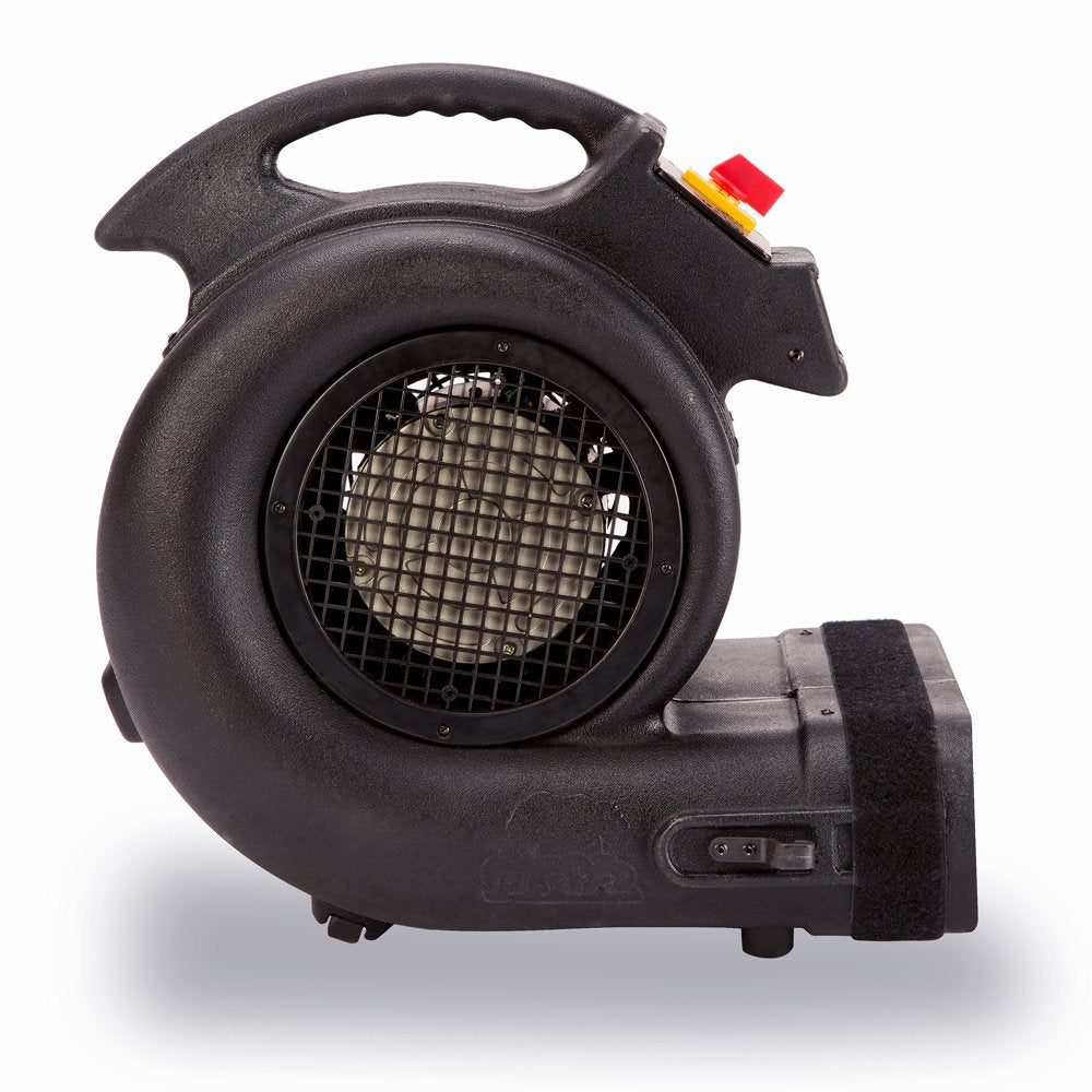 1 HP 3550 CFM Air Mover Carpet Dryer Floor Fan Black V881