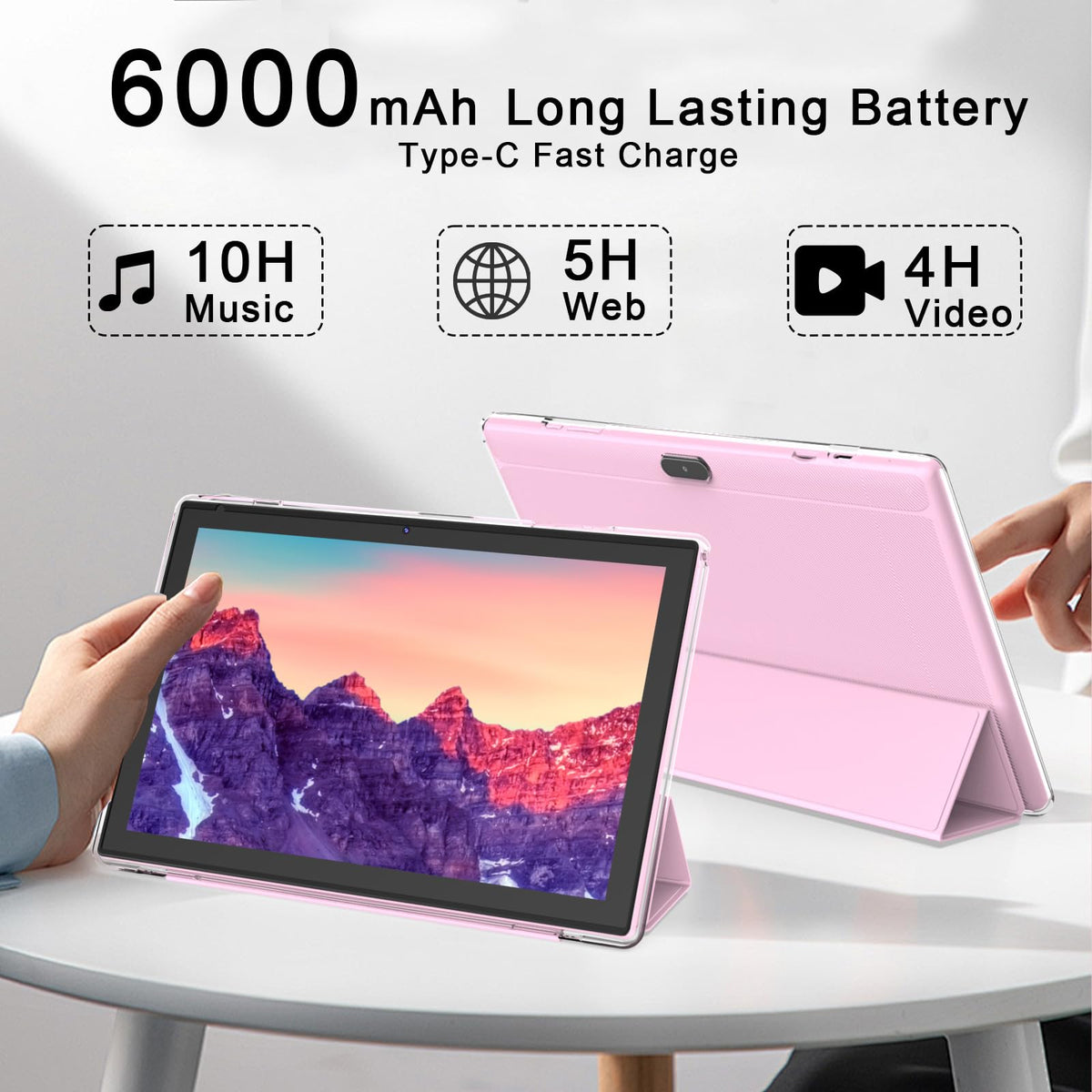 10 Inch 8GB RAM 32GB ROM Tablet with Keyboard Stylus F6164