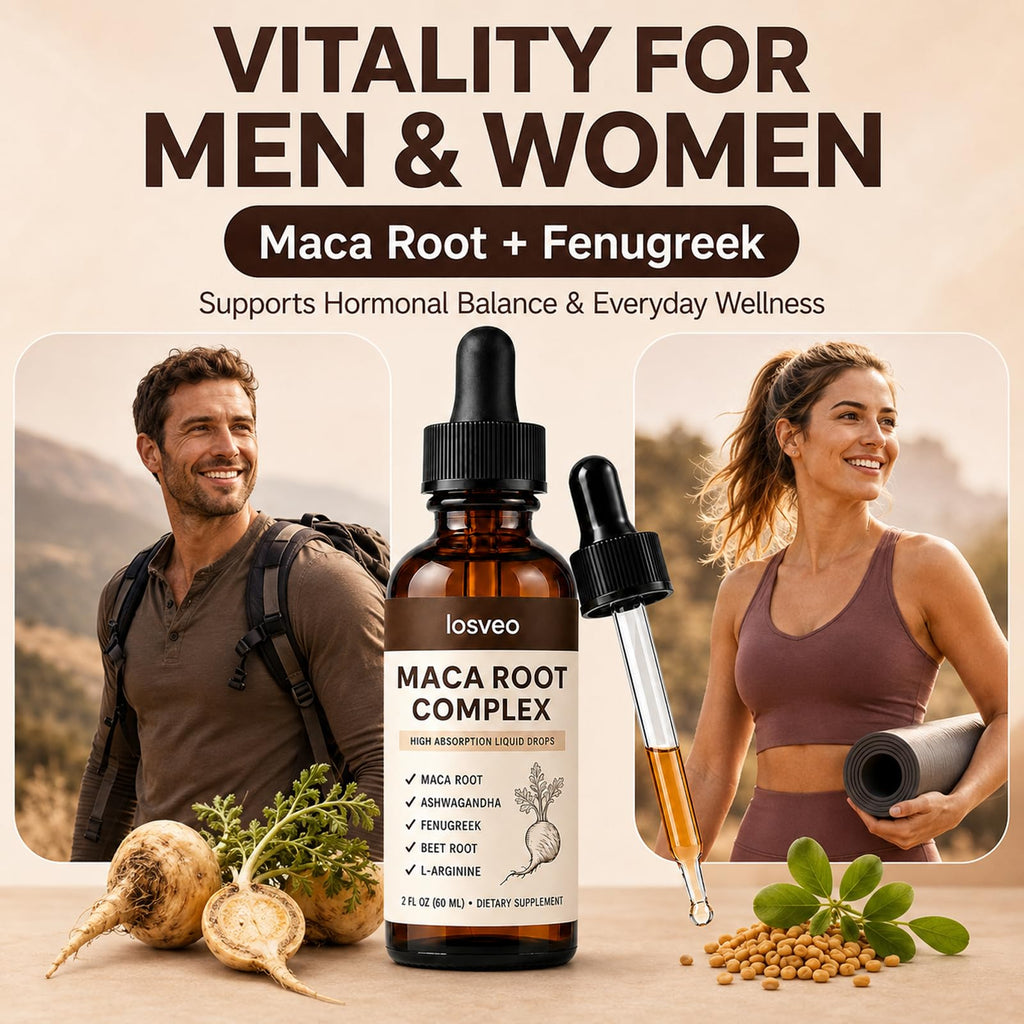 Maca Root Complex Drops with Ashwagandha, Fenugreek, Beet Root & L-Arginine, 2floz B348134
