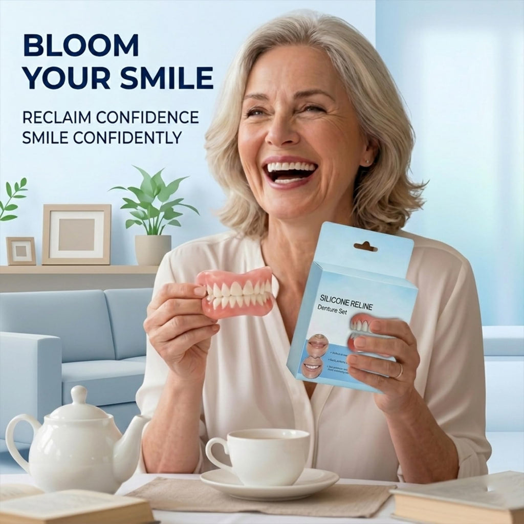 Silicone Dentures Set for Upper and Lower K8008