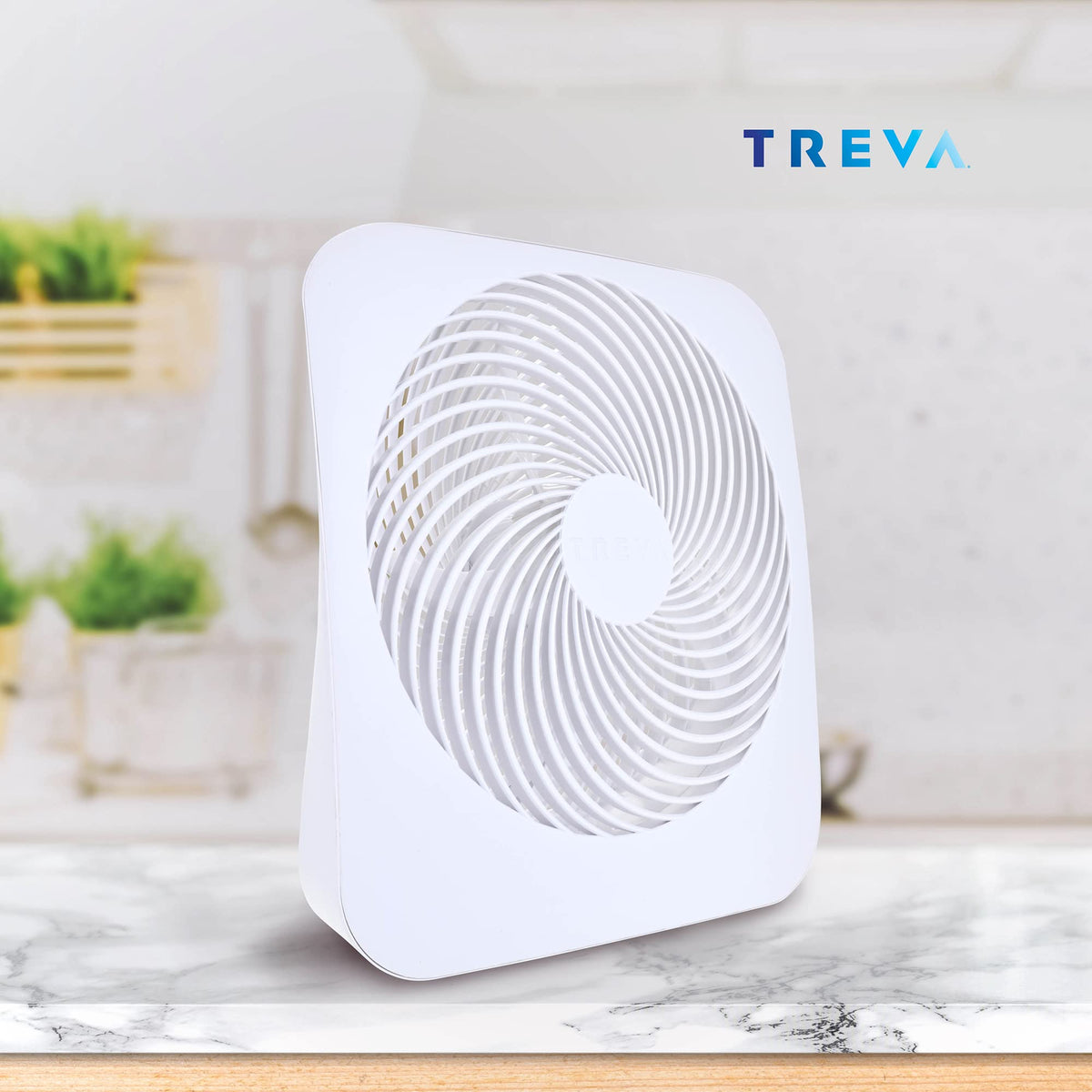 10 in Portable 2-Speed Desk Fan White H329758