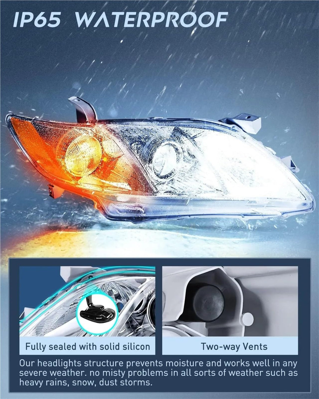 Front Bumper Head Light Headlamp Turn Signal Light Left S9234