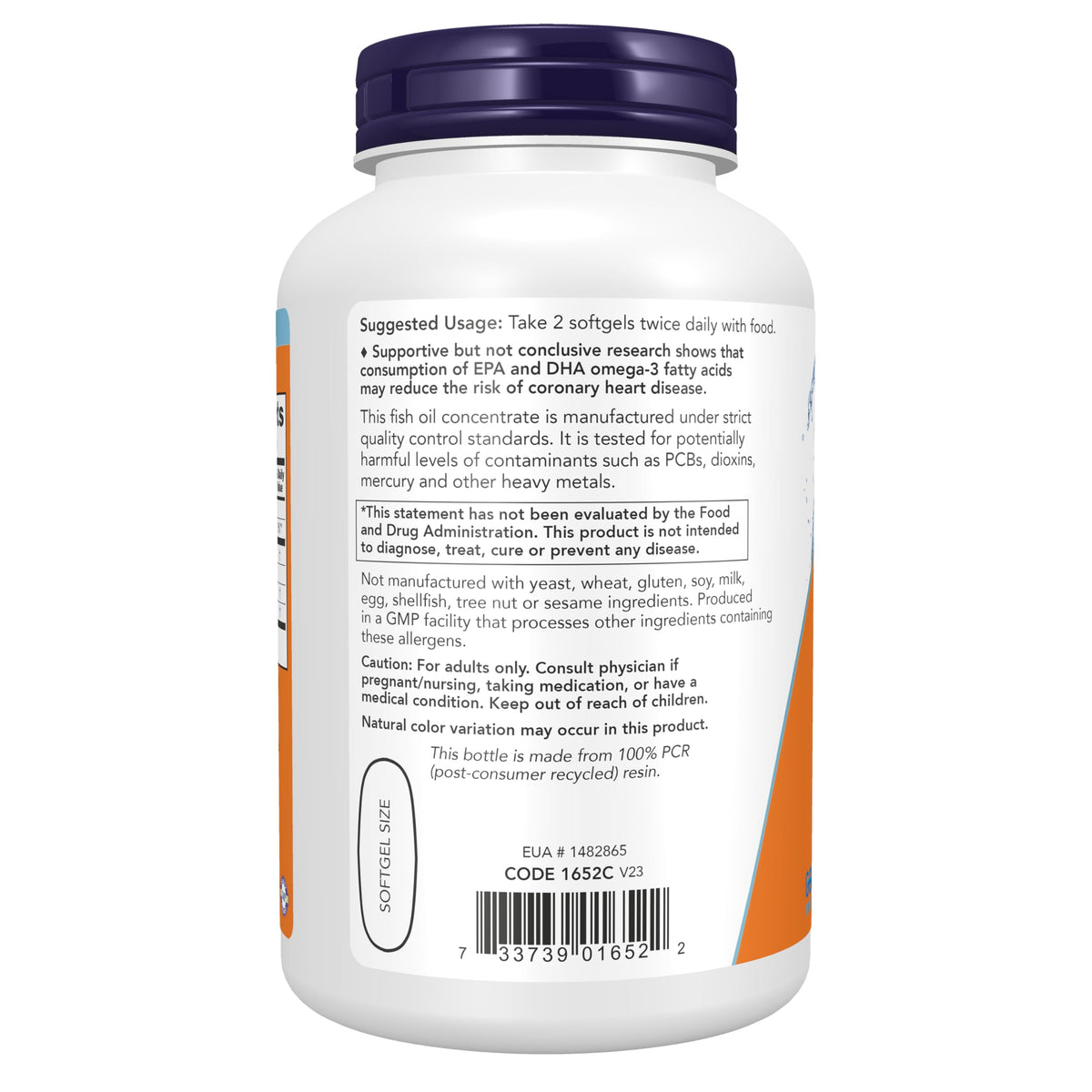 Omega-3 180 EPA / 120 DHA 200 Softgels Q945