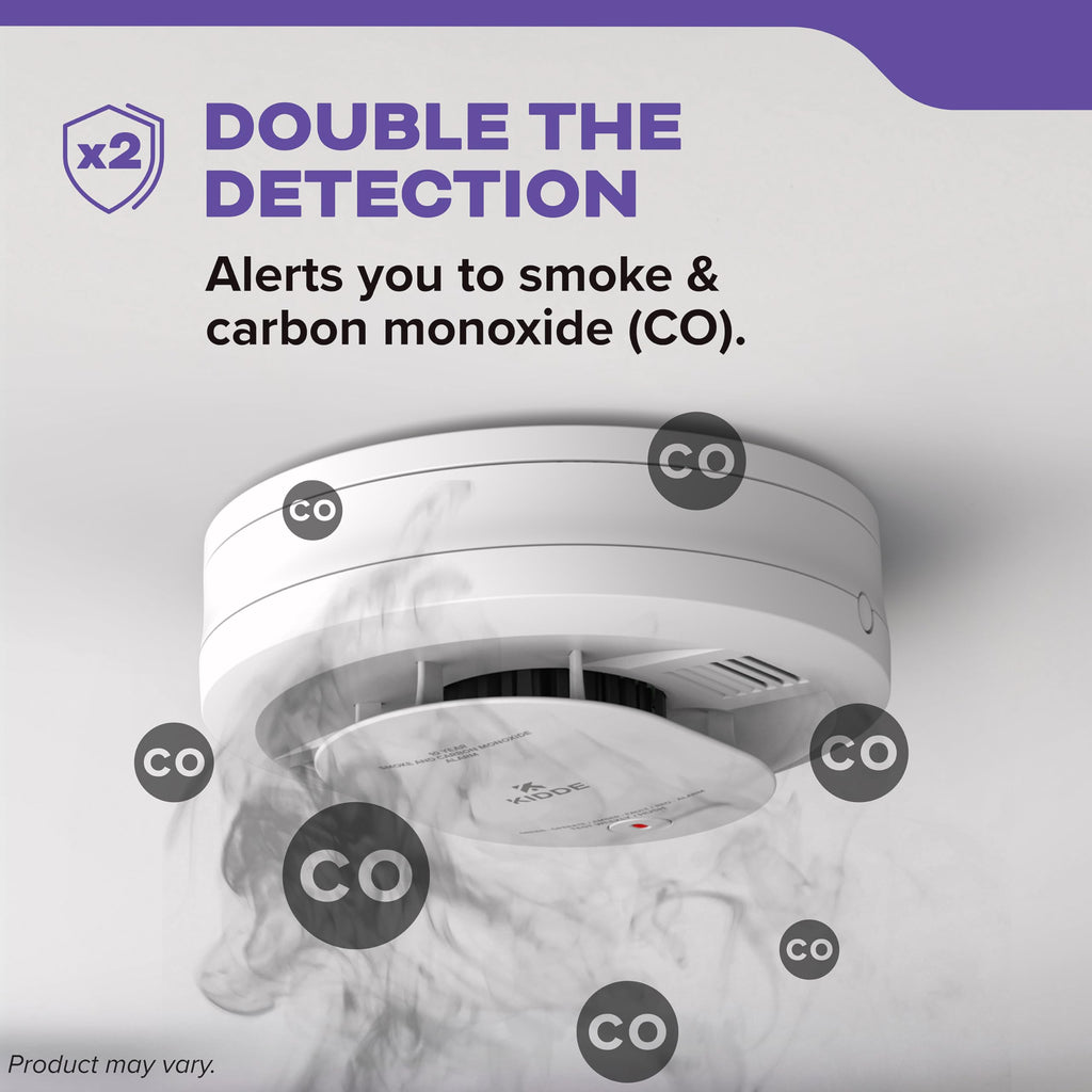 Smoke & Carbon Monoxide Detector, 10-Year Battery, 2 Pack L364878