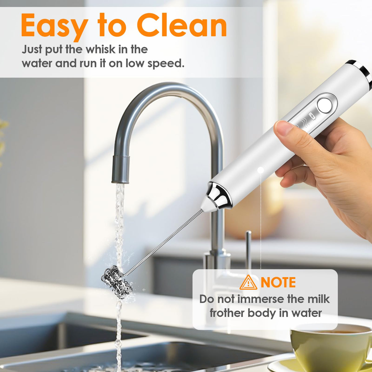 Handheld Rechargeable Milk Frother F385737