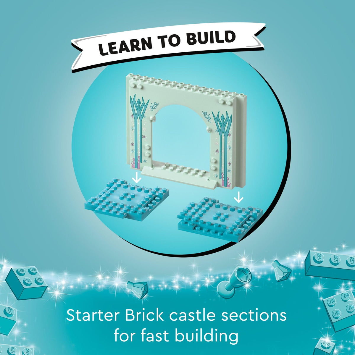 Frozen Princess Castle Building Toys Set S43159