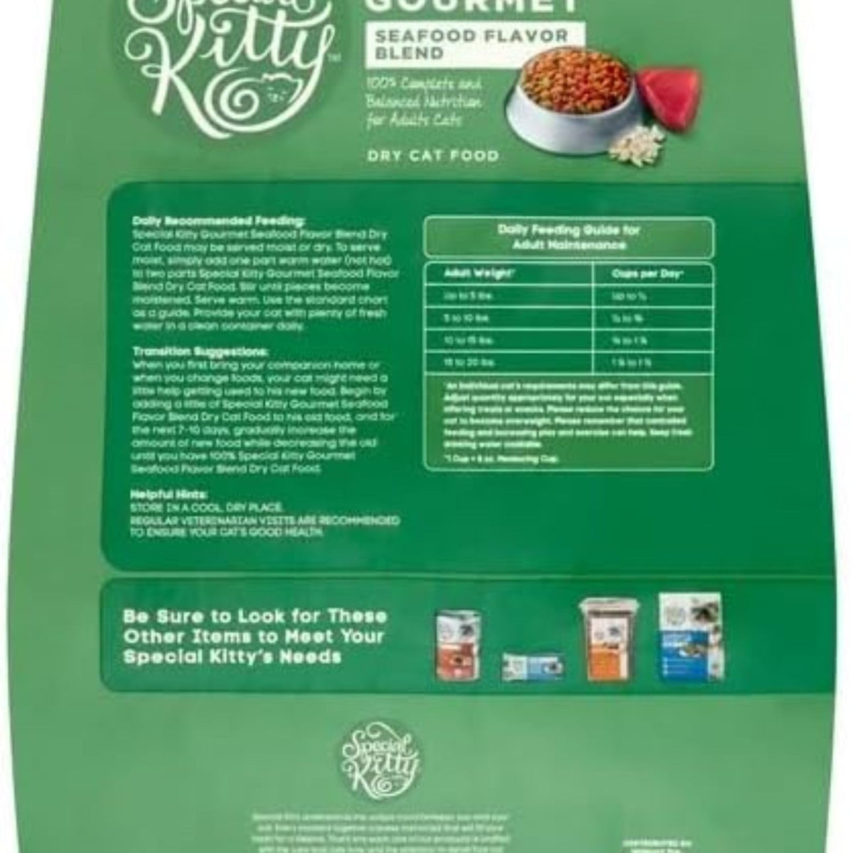 Seafood Blend Dry Cat Food 16 lb Bag O519