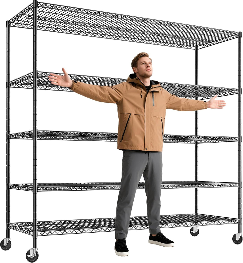 85.7" 5-Tier Adjustable Garage Shelving K5172
