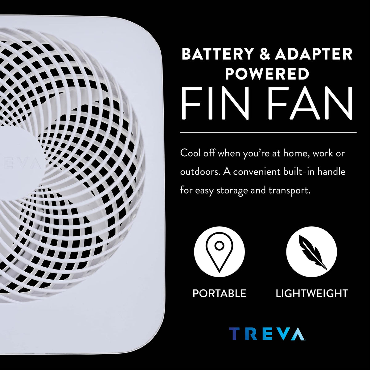 10 in Portable 2-Speed Desk Fan White H329758