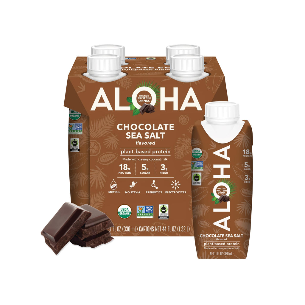 Chocolate Sea Salt Organic Plant Based Protein Drink B705247