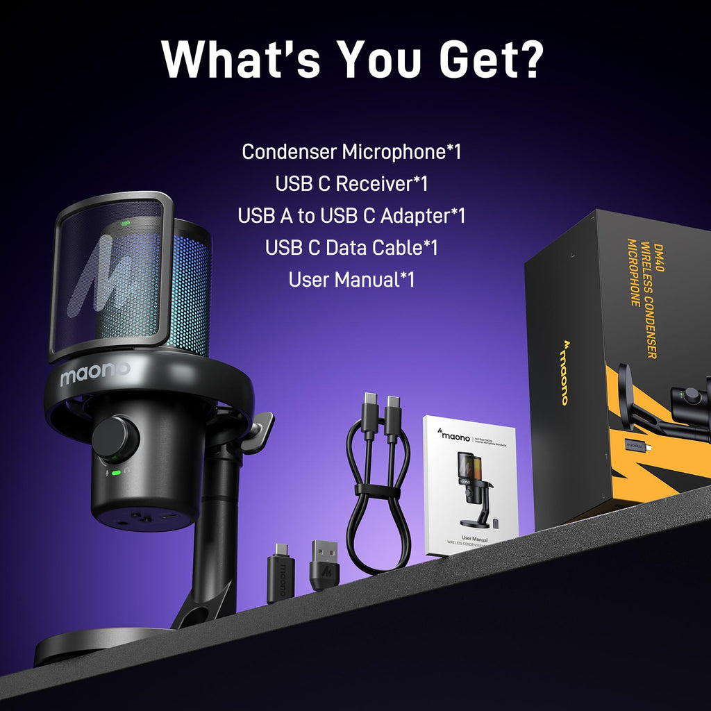 Wireless USB Gaming Microphone F8745