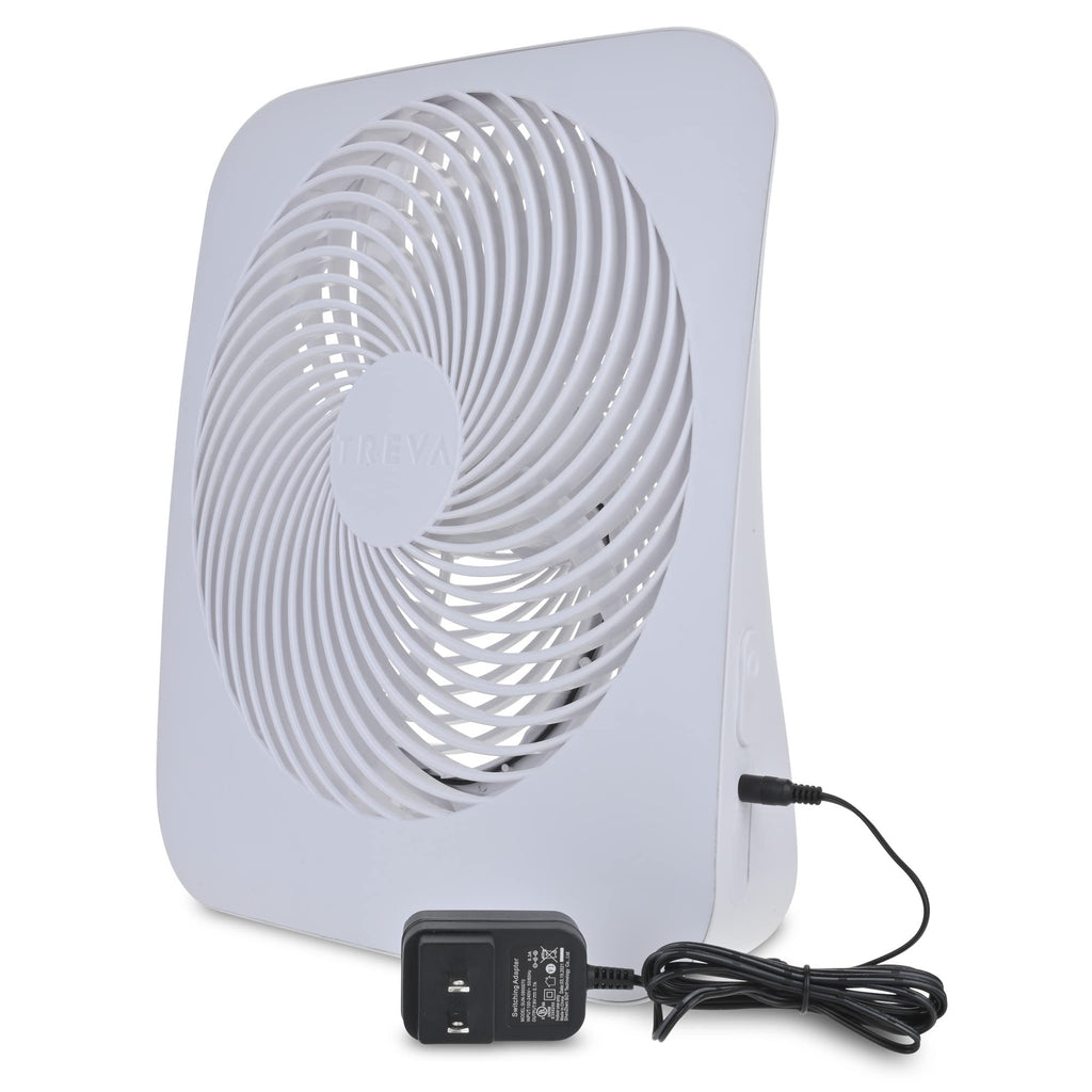 10 in Portable 2-Speed Desk Fan White H329758