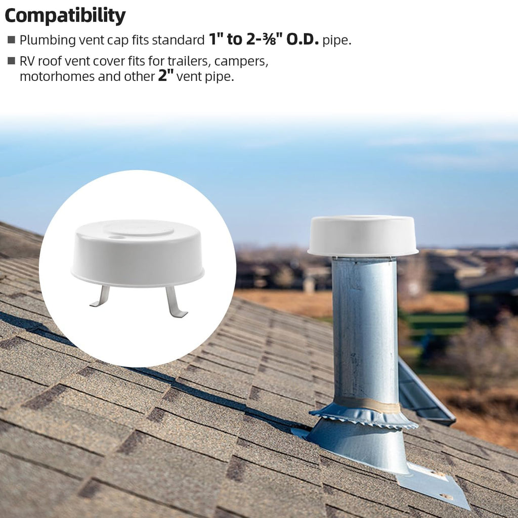 RV Roof Plumbing Vent Cap K8017