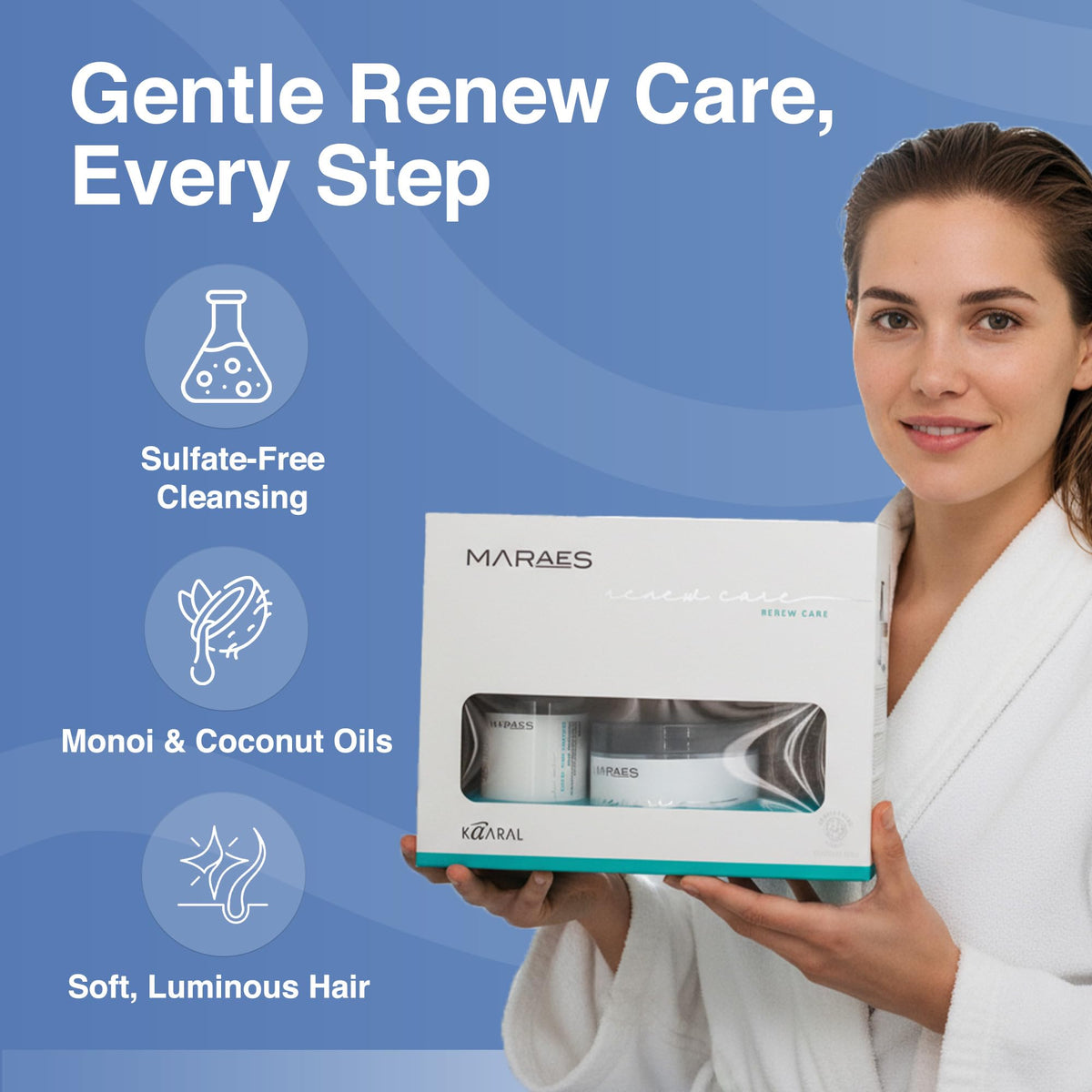 Vegan Shampoo, Mask & Serum 3-Piece Set J407