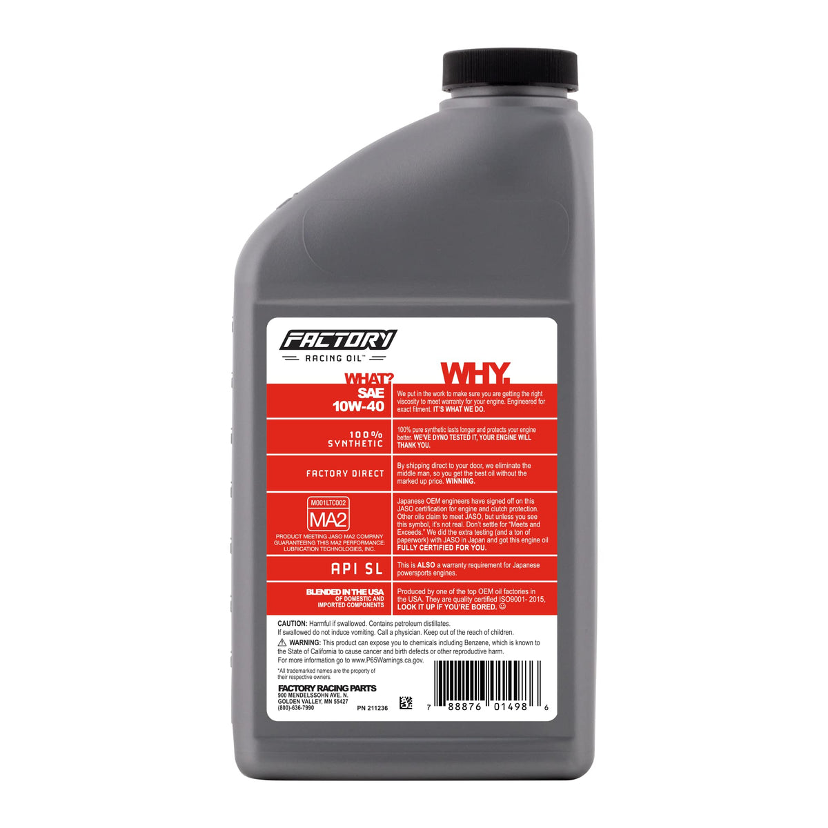 10W40 Oil Change Kit Y62745