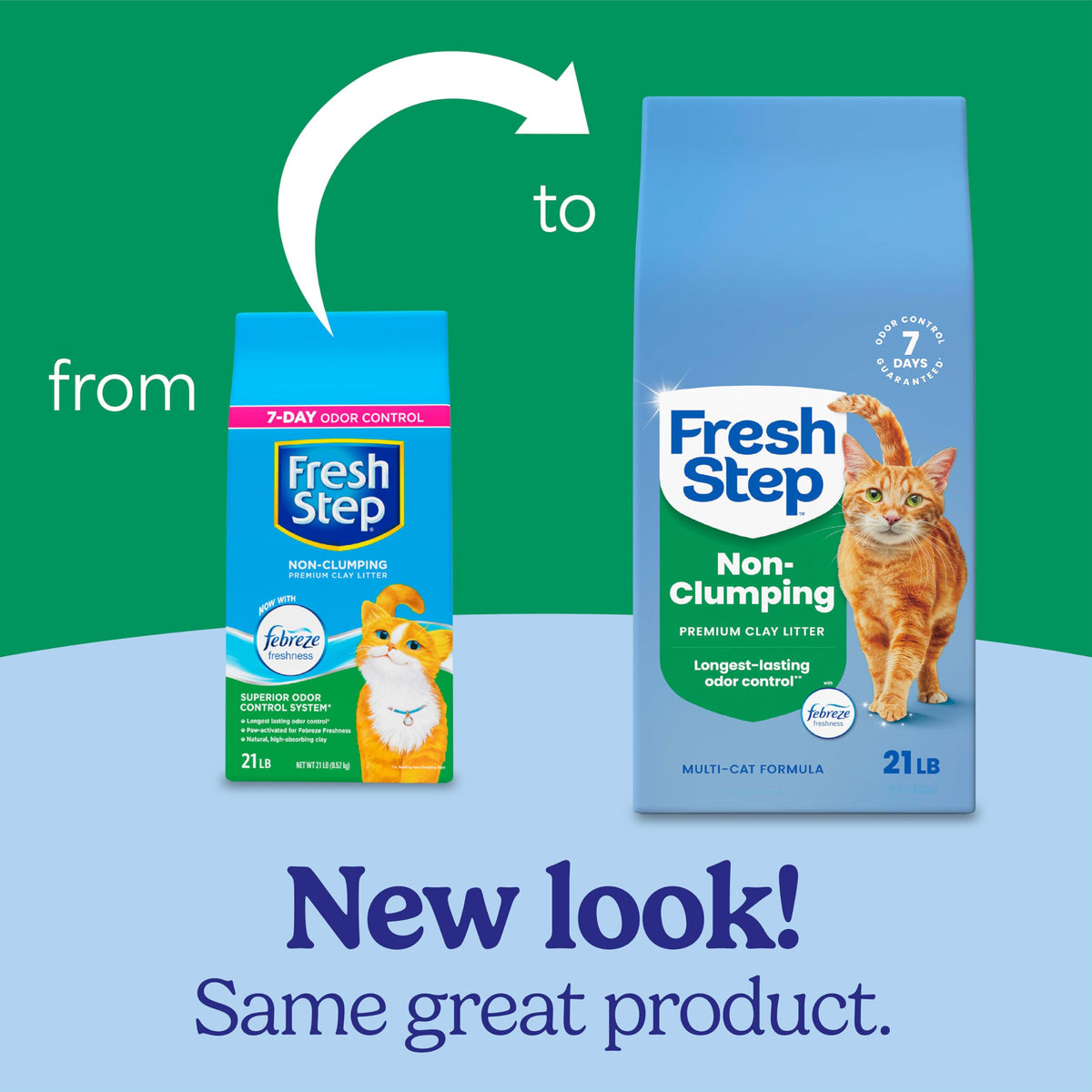 Non Clumping Cat Litter with Odor Control, 21 lb. Bag J79428