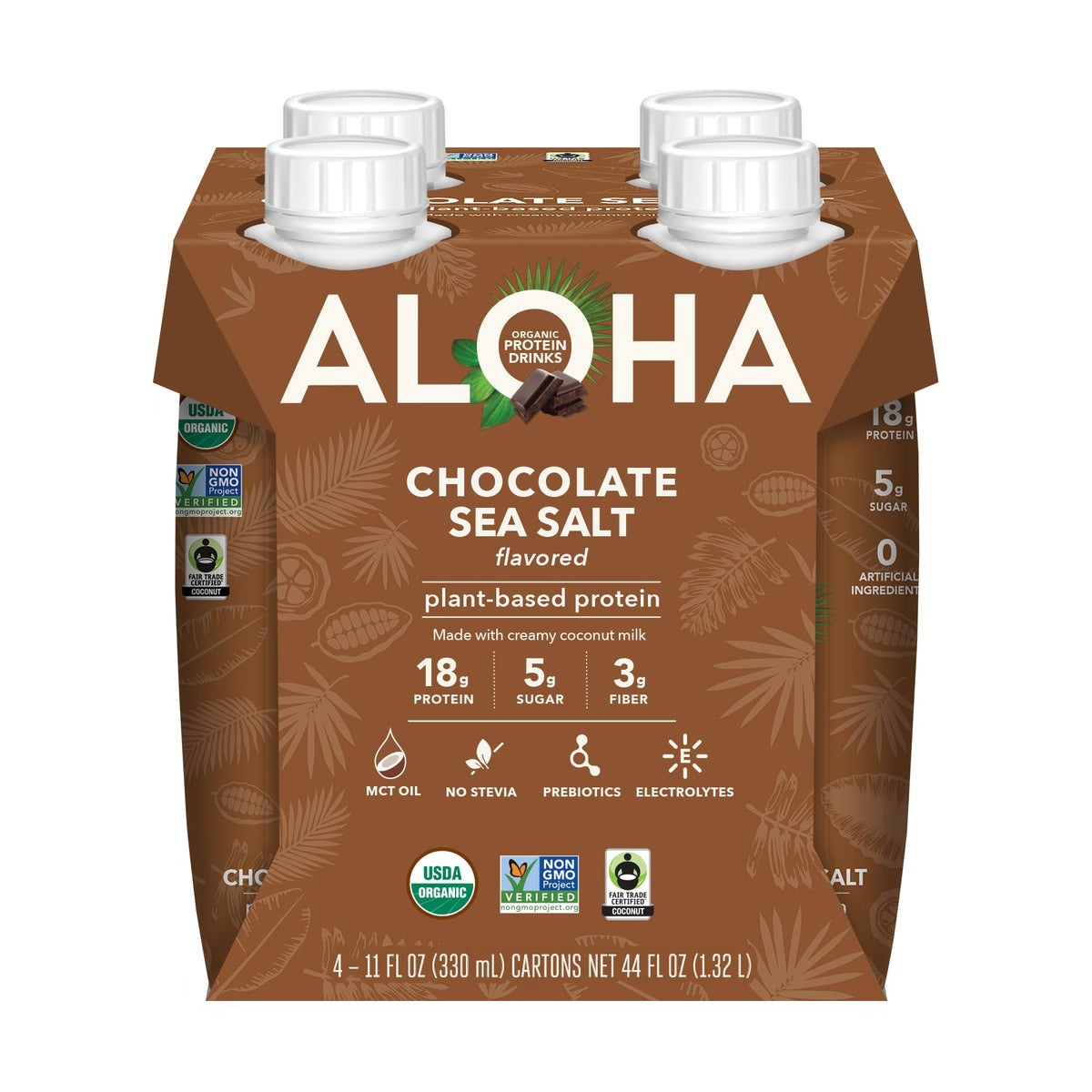 Chocolate Sea Salt Organic Plant Based Protein Drink B705247