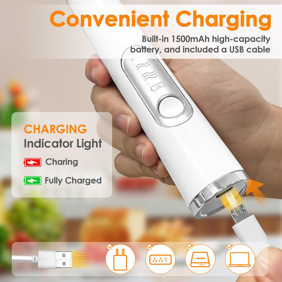 Handheld Rechargeable Milk Frother F385737