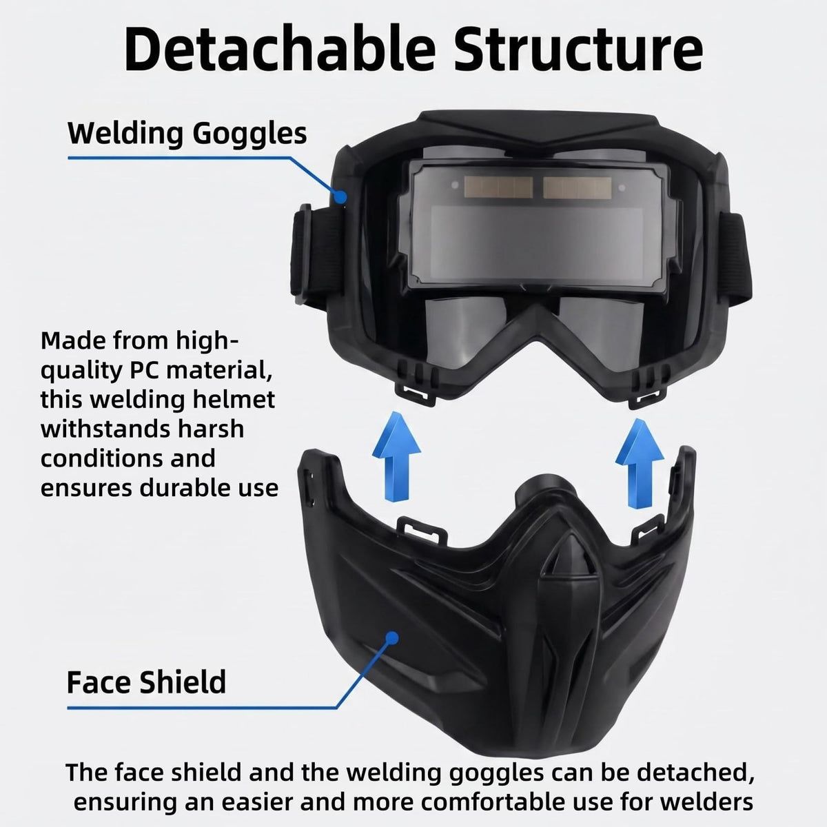Welding Helmet Auto Darkening Anti-glare Welder Mask C495