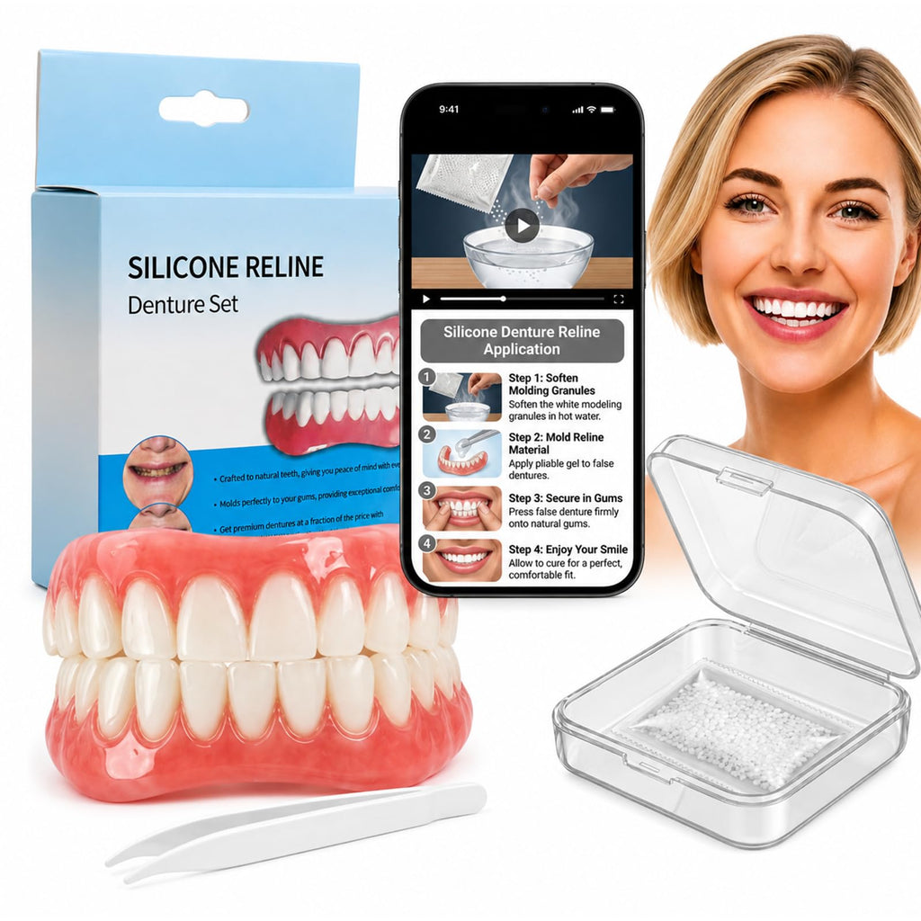 Silicone Dentures Set for Upper and Lower K8008