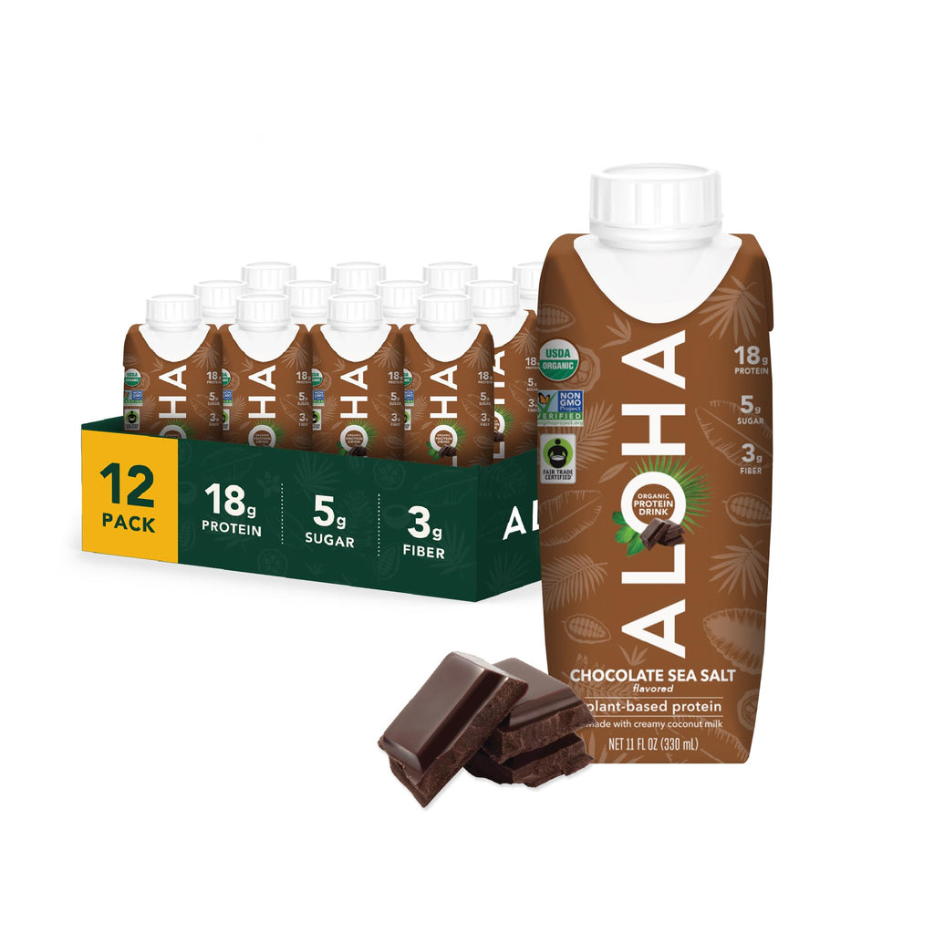 Chocolate Sea Salt Organic Plant Based Protein Drink B705247