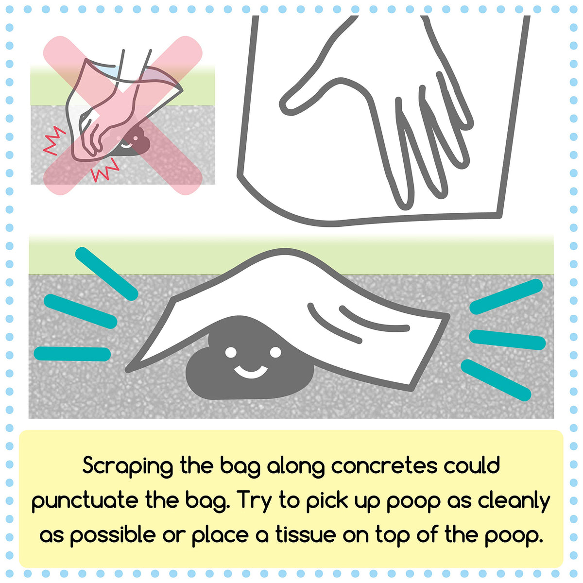 Unscented Dog Poop Bags 180 Count L400