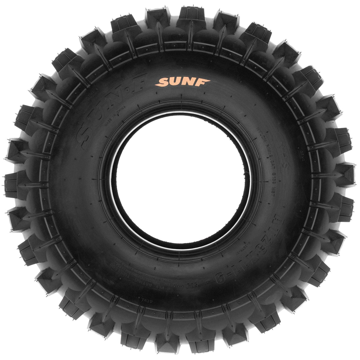 19x7-8 Front & 18x10.5-8 Rear ATV UTV Knobby Sport Tires Set of 4 S7820