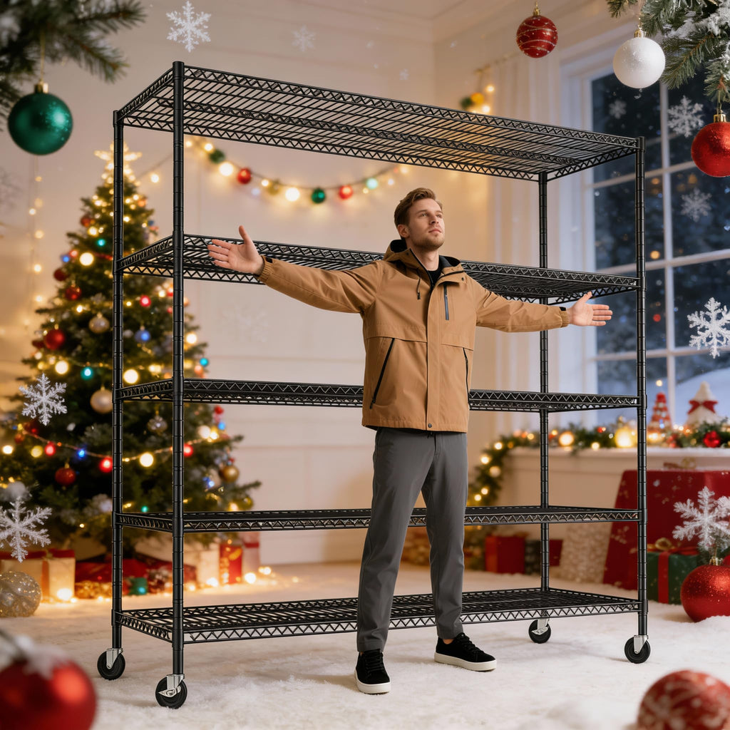 85.7" 5-Tier Adjustable Garage Shelving K5172