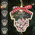 Baby's First Christmas Ornament 2026 Acrylic Wooden 5" R770