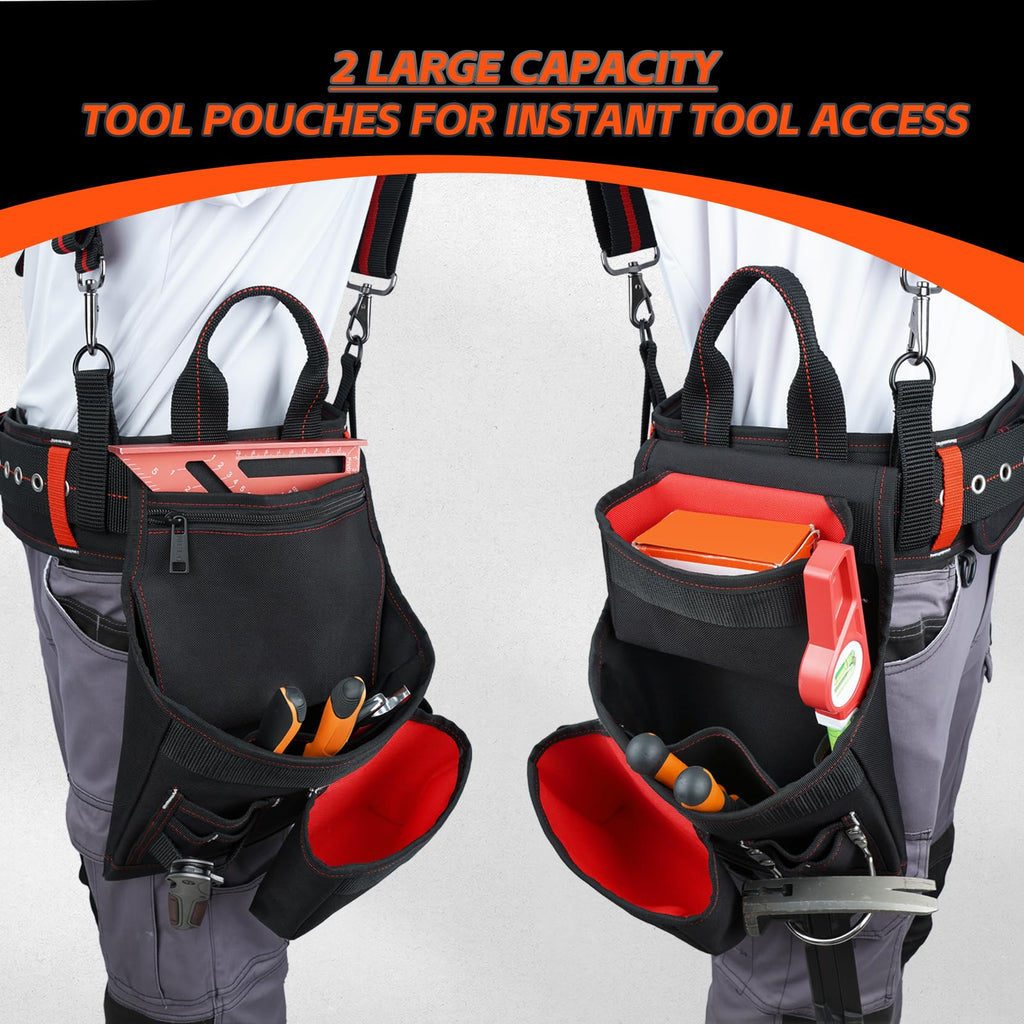 Tool Belt with Suspenders and Tool Pouch H13413