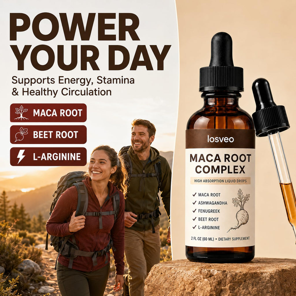 Maca Root Complex Drops with Ashwagandha, Fenugreek, Beet Root & L-Arginine, 2floz B348134