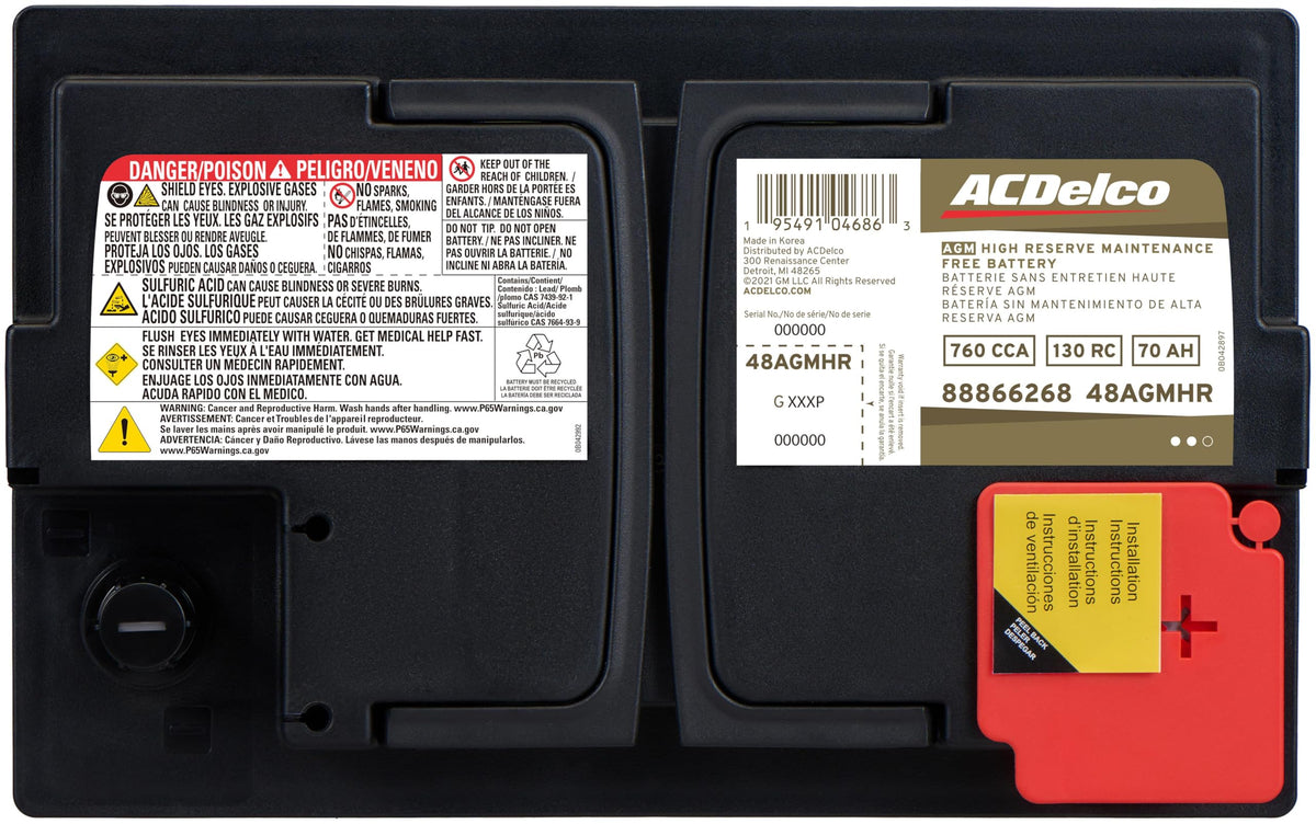 AGM BCI Group 48 Battery N2964