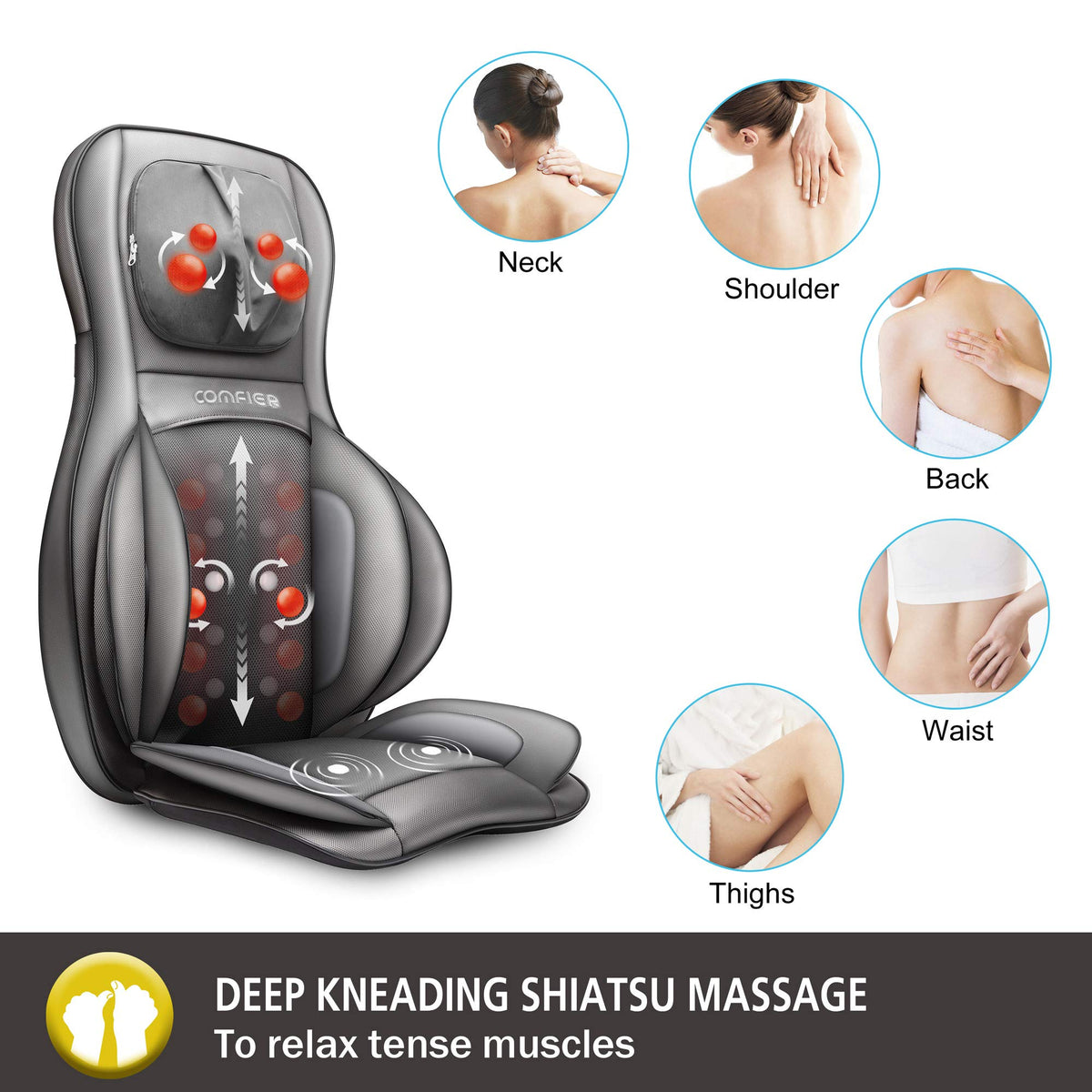 Shiatsu Neck and Back Massager with Heat R137044