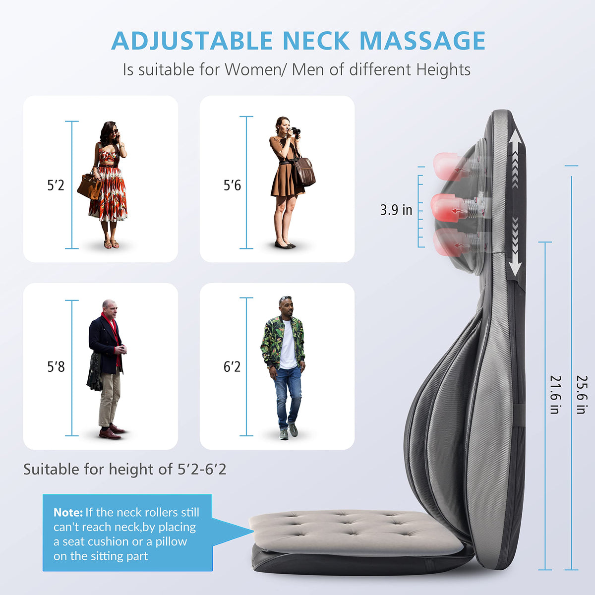 Shiatsu Neck and Back Massager with Heat R137044