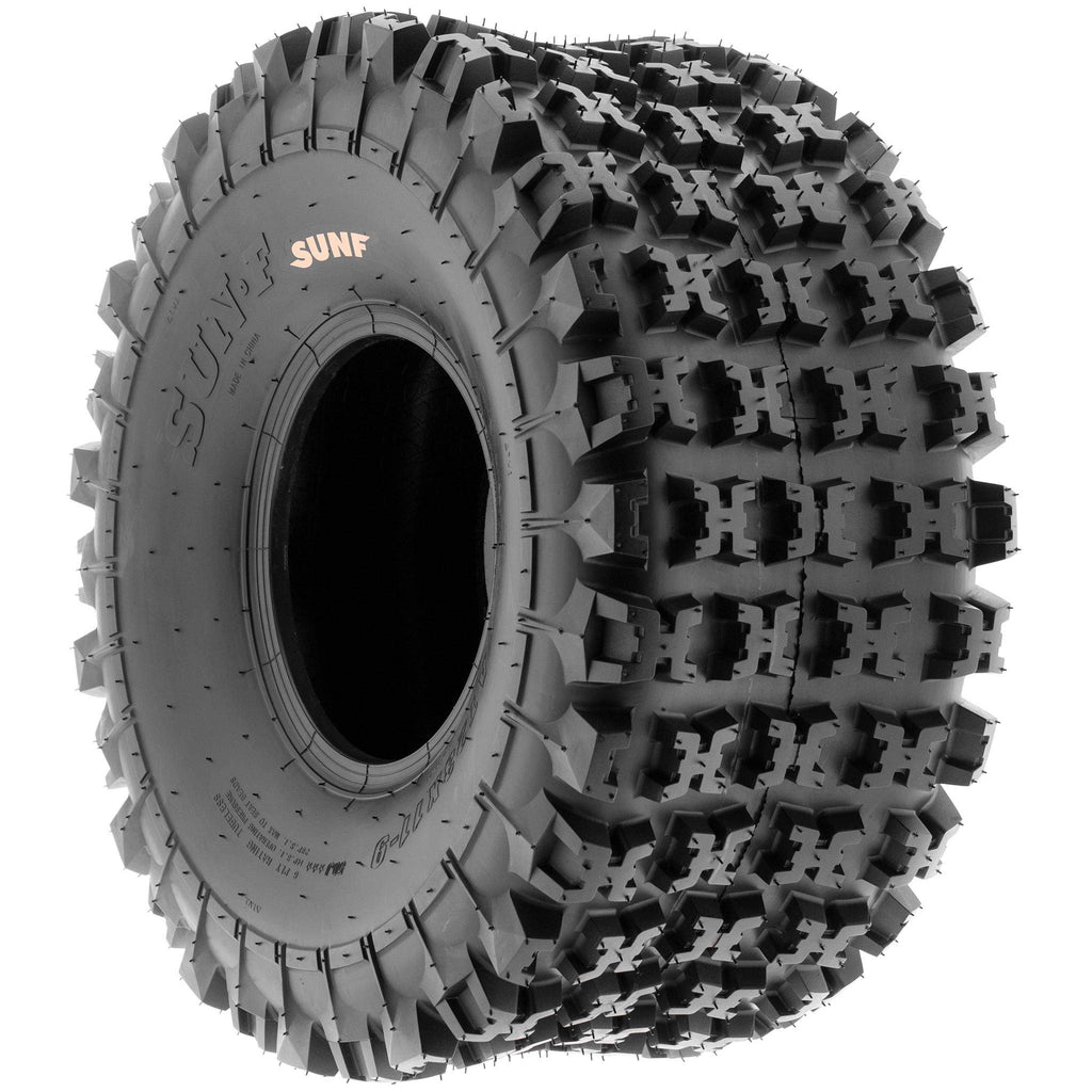 19x7-8 Front & 18x10.5-8 Rear ATV UTV Knobby Sport Tires Set of 4 S7820