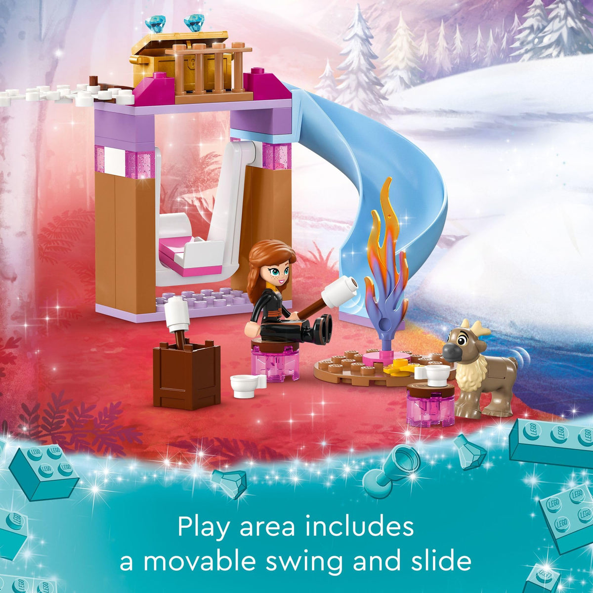 Frozen Princess Castle Building Toys Set S43159