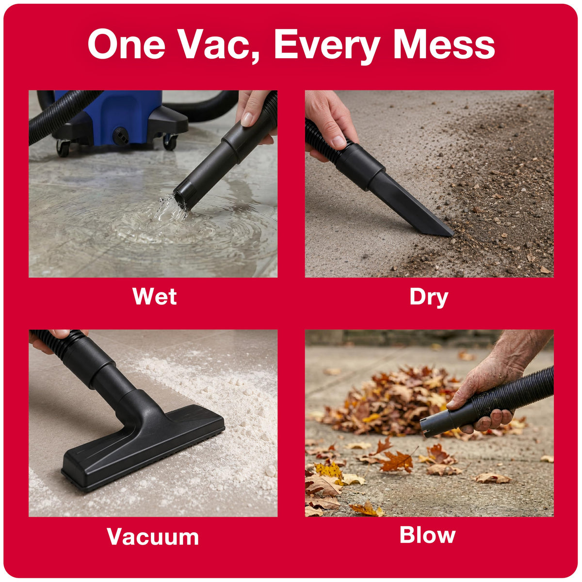 16 Gallon Wet Dry Vacuum Cleaner M7277