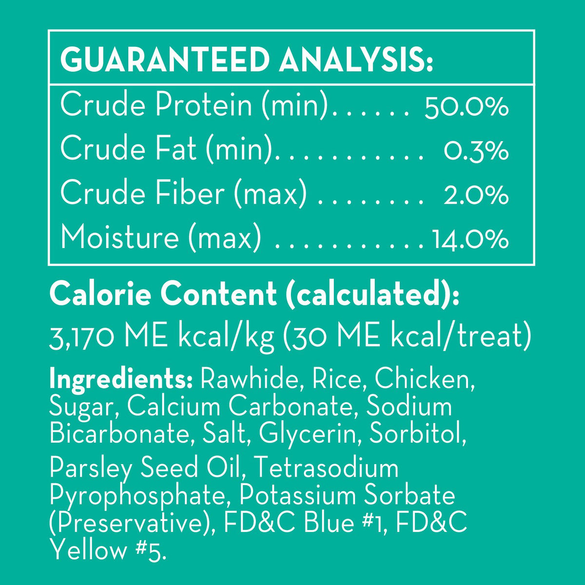 Chicken & Parsley Dental Sticks Dog Treats 48 Count P58732