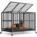 48 Inch Heavy Duty Black Dog Crate Z457069
