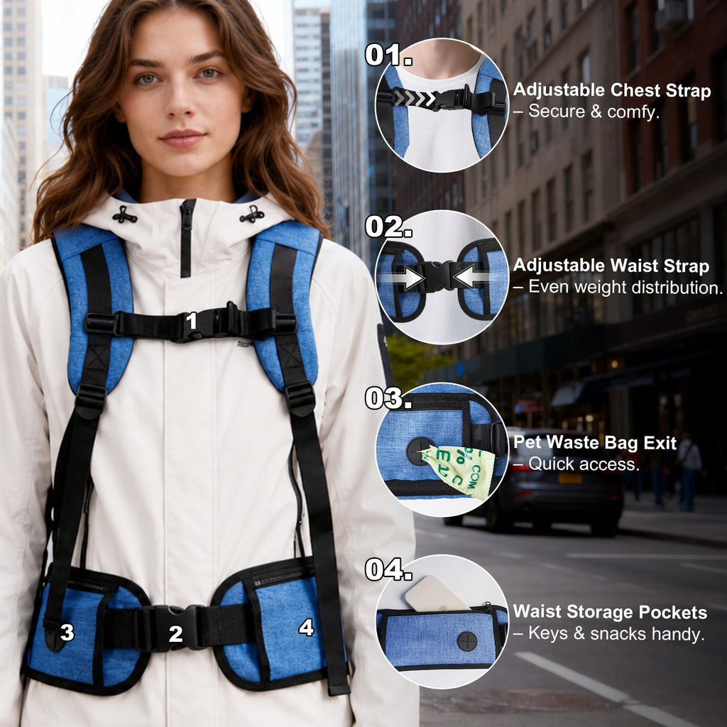 Blue Pet Carrier Backpack K93613