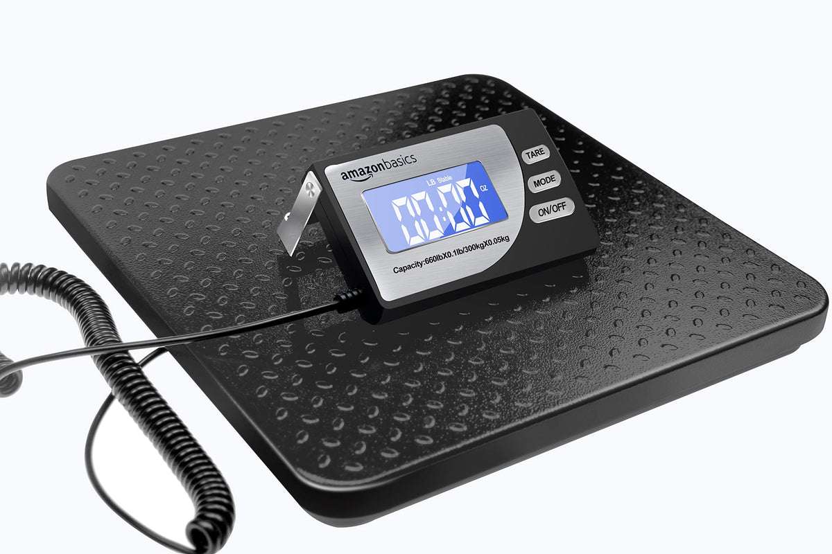 660 lb Capacity Black Digital Postal Scale S11233