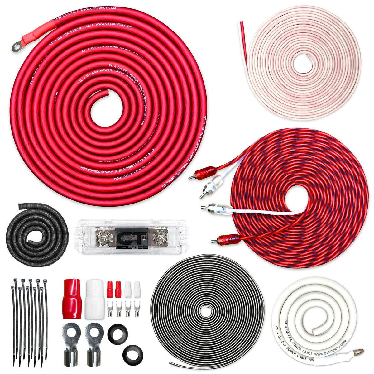4 Gauge CCA Amp Wiring Install Kit A7264