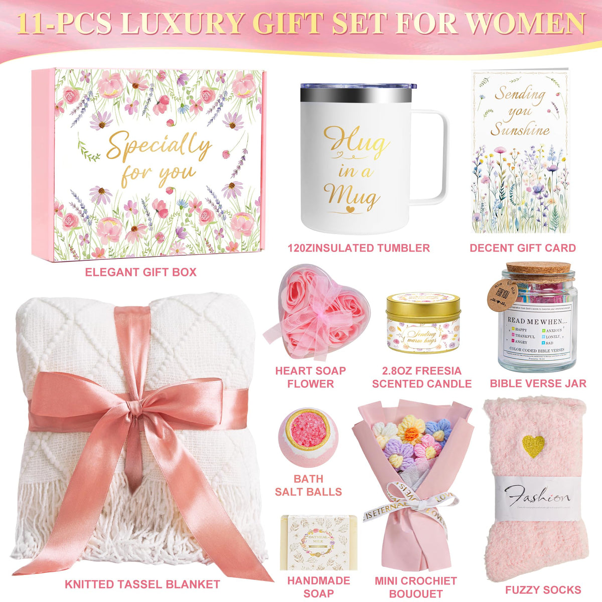 11 PCS Self Care Spa Care Package G291422