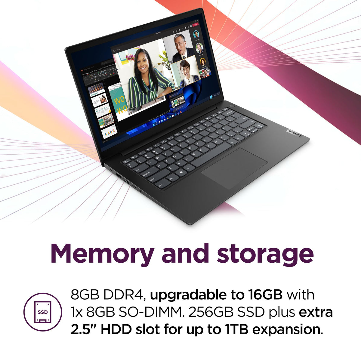 14" Laptop Intel Core i7 8GB RAM 256GB Storage Windows 11 Home C473