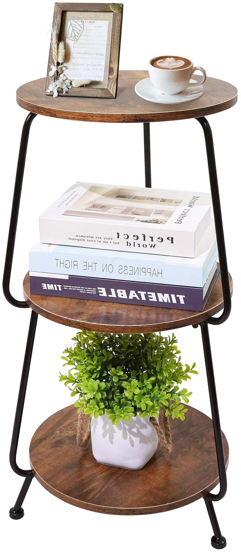 Round 3-Tier Wood Coffee Table D712